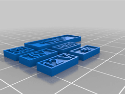 Case - Fuente de Voltaje (PowerSupply) 3d model