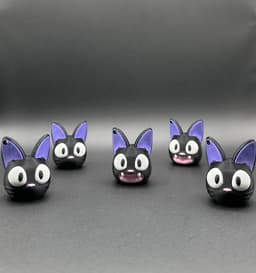 Cute Black Cat Jiji 3d model