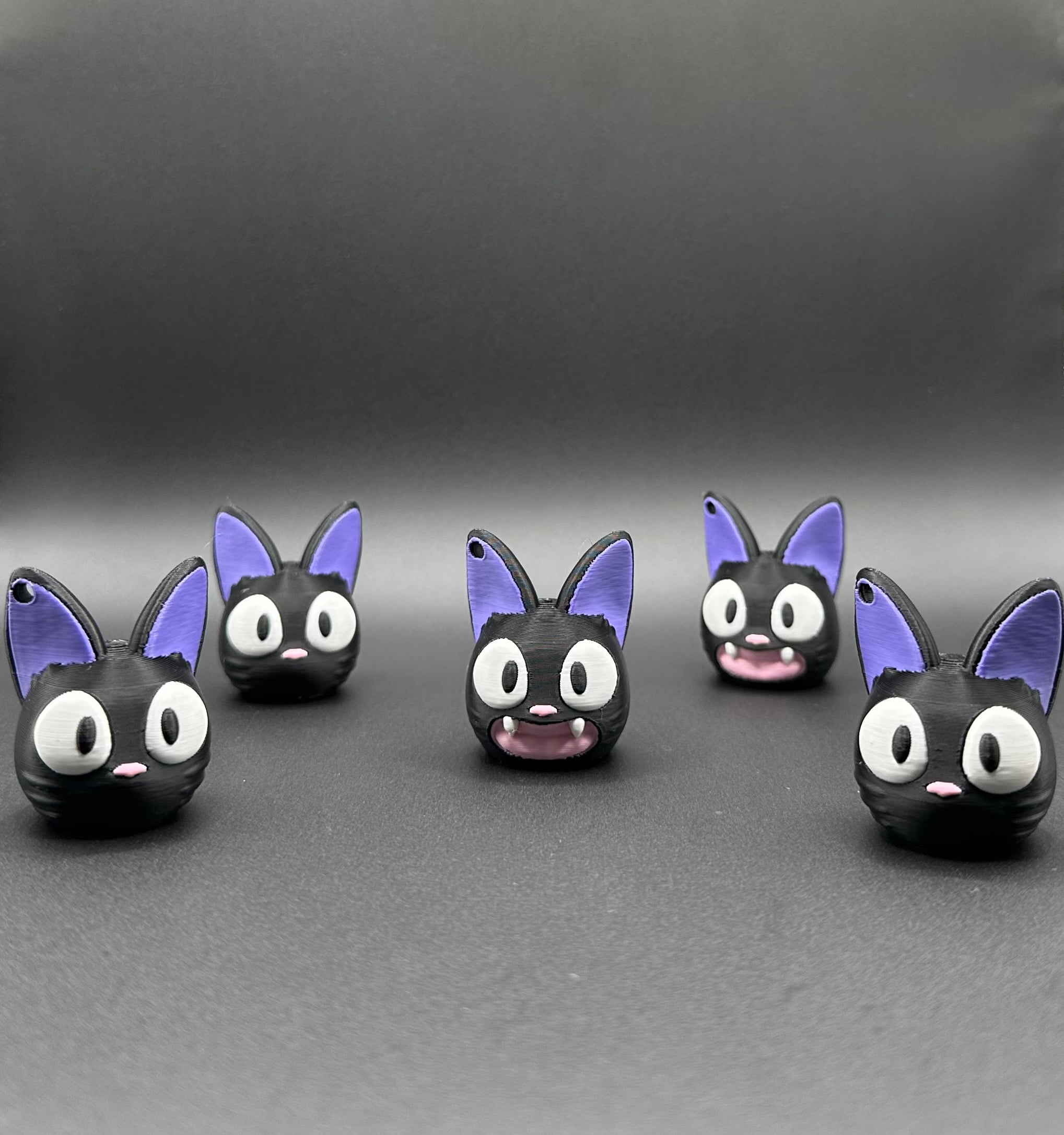 Cute Black Cat Jiji 3d model