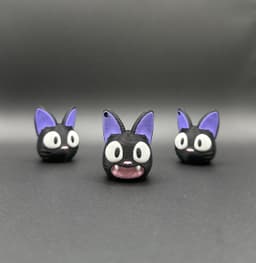 Cute Black Cat Jiji 3d model