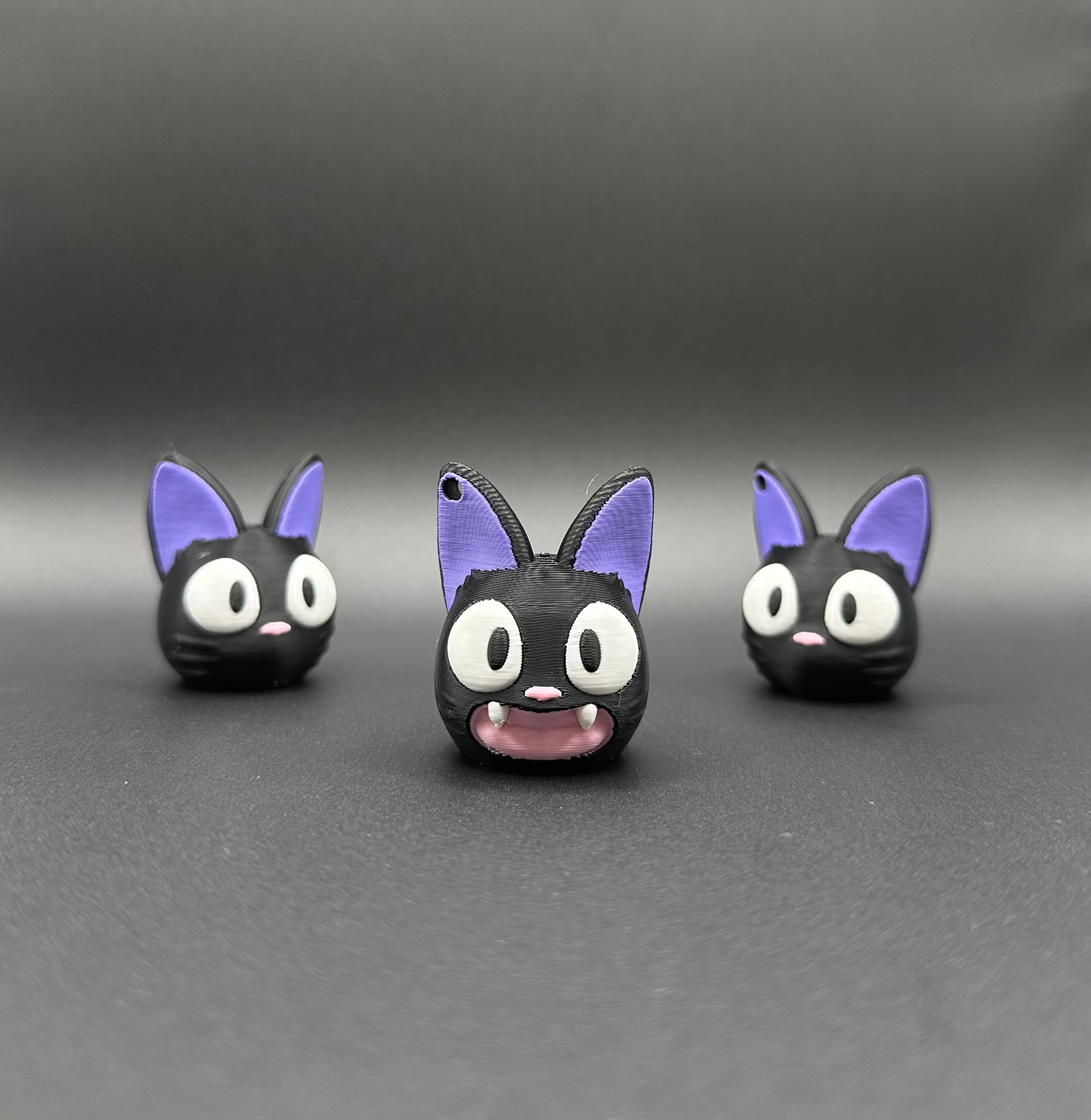 Cute Black Cat Jiji 3d model