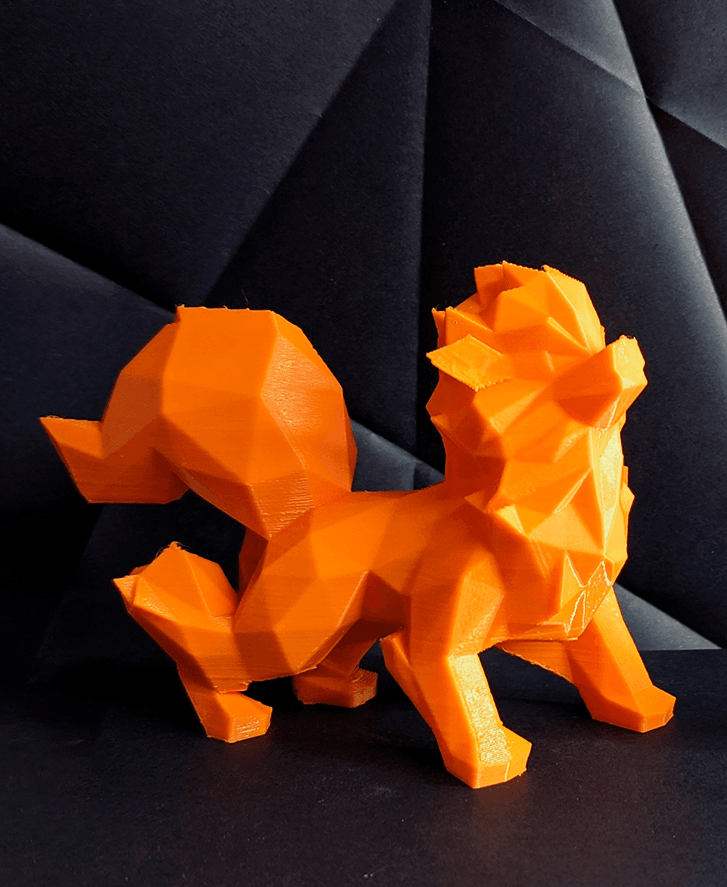 Arcanine Low Poly Pokemon 3d model