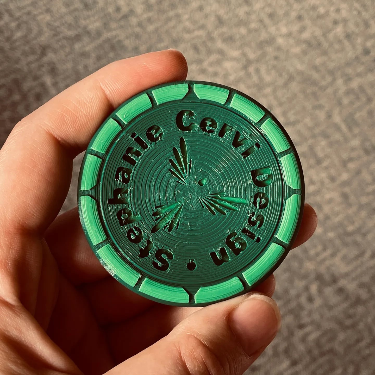 Maker coin 3d model