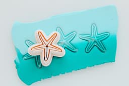 Starfish Full Press Clay Cutter 3d model