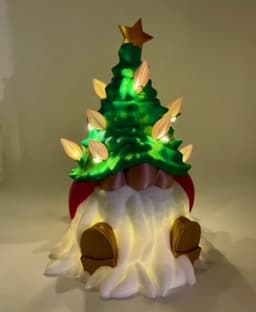 Christmas Tree Gnome Light 3d model