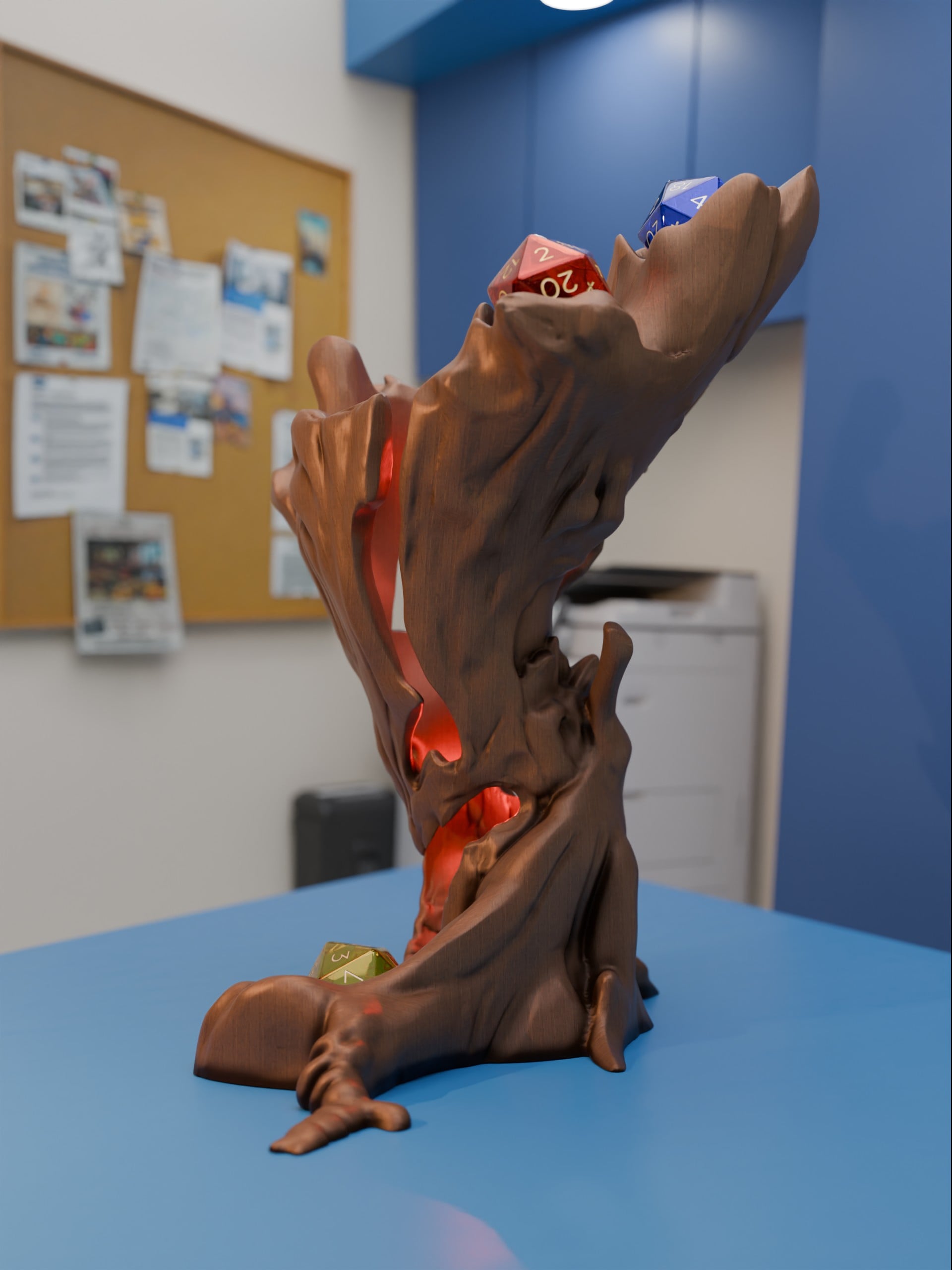 Dice Haunted Stump Tower 3d model