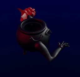 SPOOKY CAULDRON MONSTER 3d model