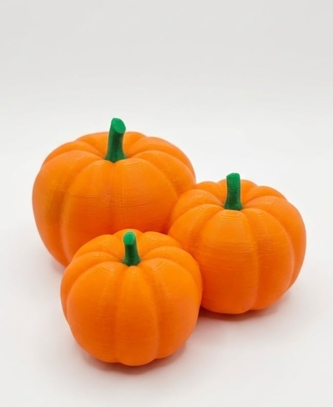 Group of Pumpkins 3d model