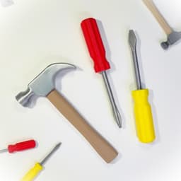 Mini Hand Tool Set :: Simple Construction Toys 3d model