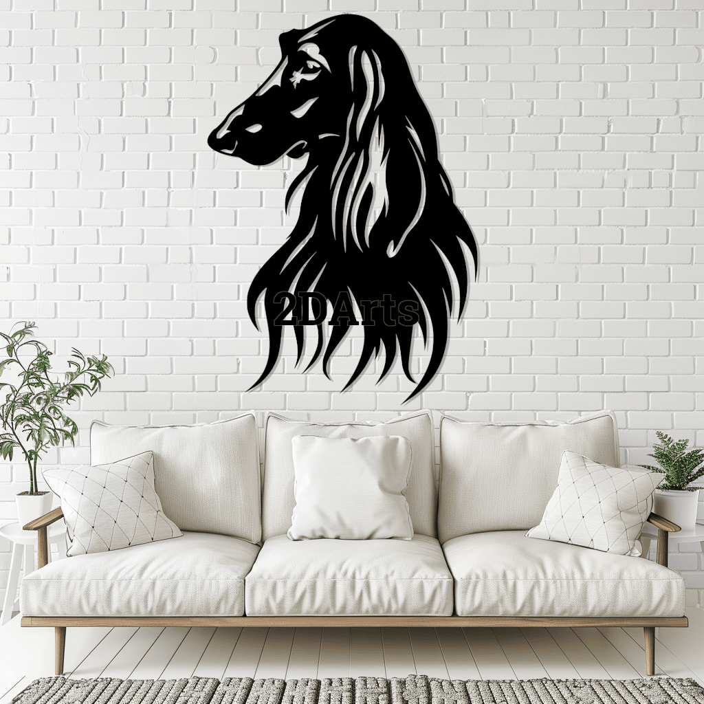 Afghan Hound Head.stl 3d model