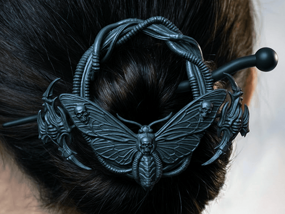 Hair_Brooch_007.3mf 3d model
