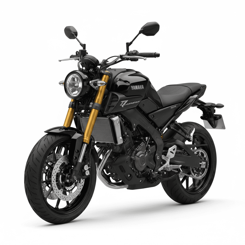 Yamaha XSR125 Neo Retro Motorcycle 3d model