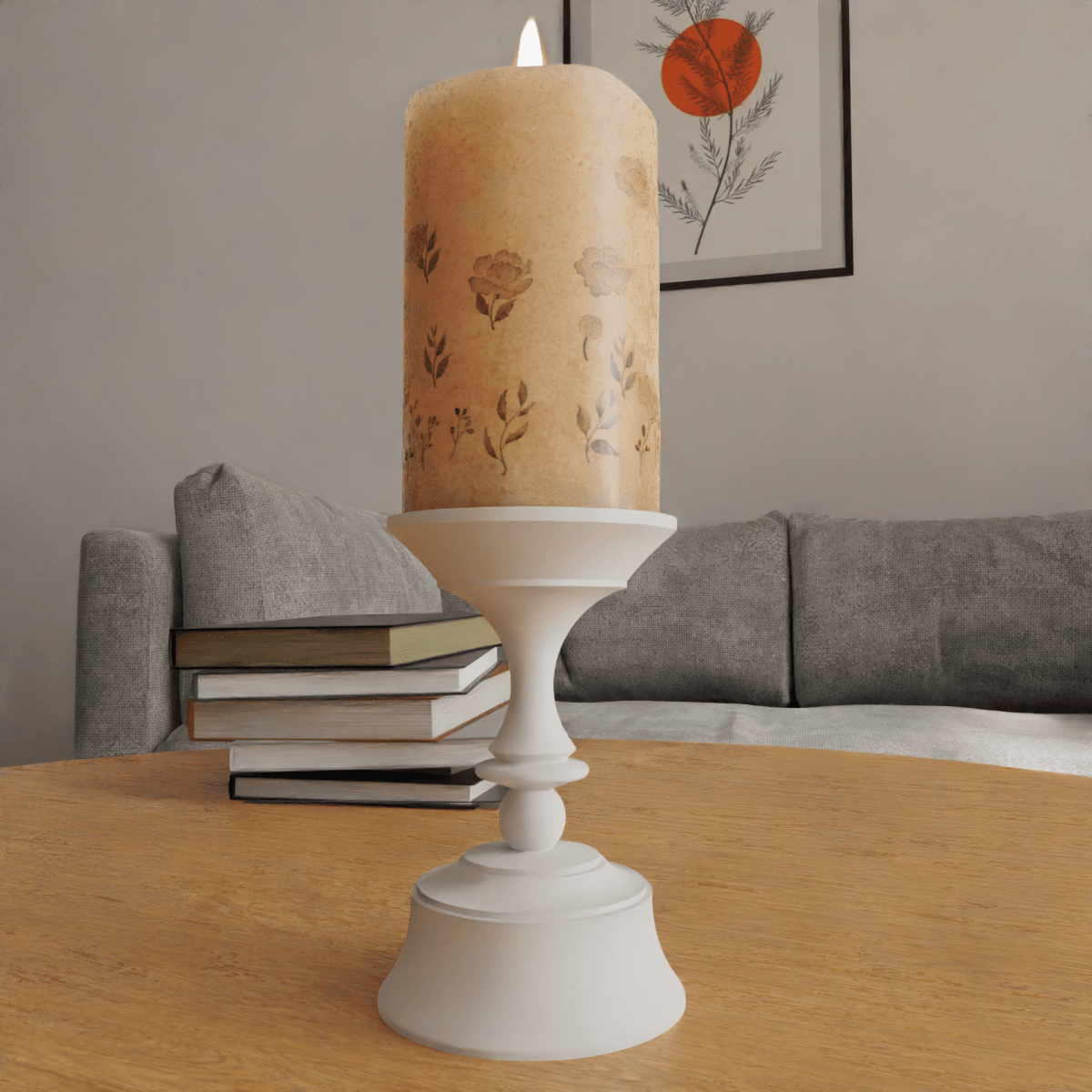 candle holder 010 3d model