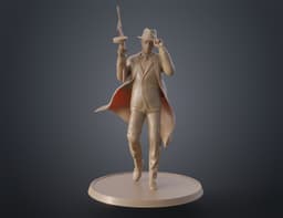 Tommy Angelo Statue - Mafia 3d model