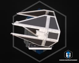 TIE Interceptor Vehicle Kit Card - 3D Print Files 3d model