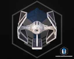 TIE Interceptor Vehicle Kit Card - 3D Print Files 3d model