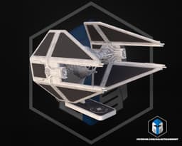 TIE Interceptor Vehicle Kit Card - 3D Print Files 3d model
