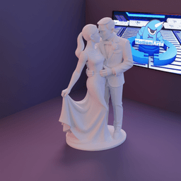 Casal noivos.stl 3d model