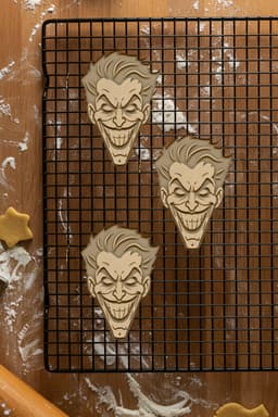 Joker Cookie Cutter, Biscuit Cutter 3d model