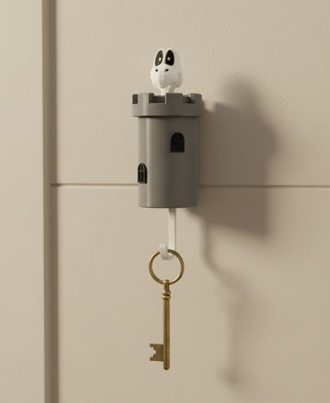 KEY HANGER - DRY BONES 3d model