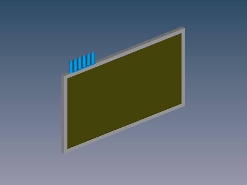 Monitor Pen Stand 3d model