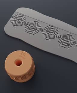 Texture Rollers Aztec middle Vol.3 (7-9) 3d model