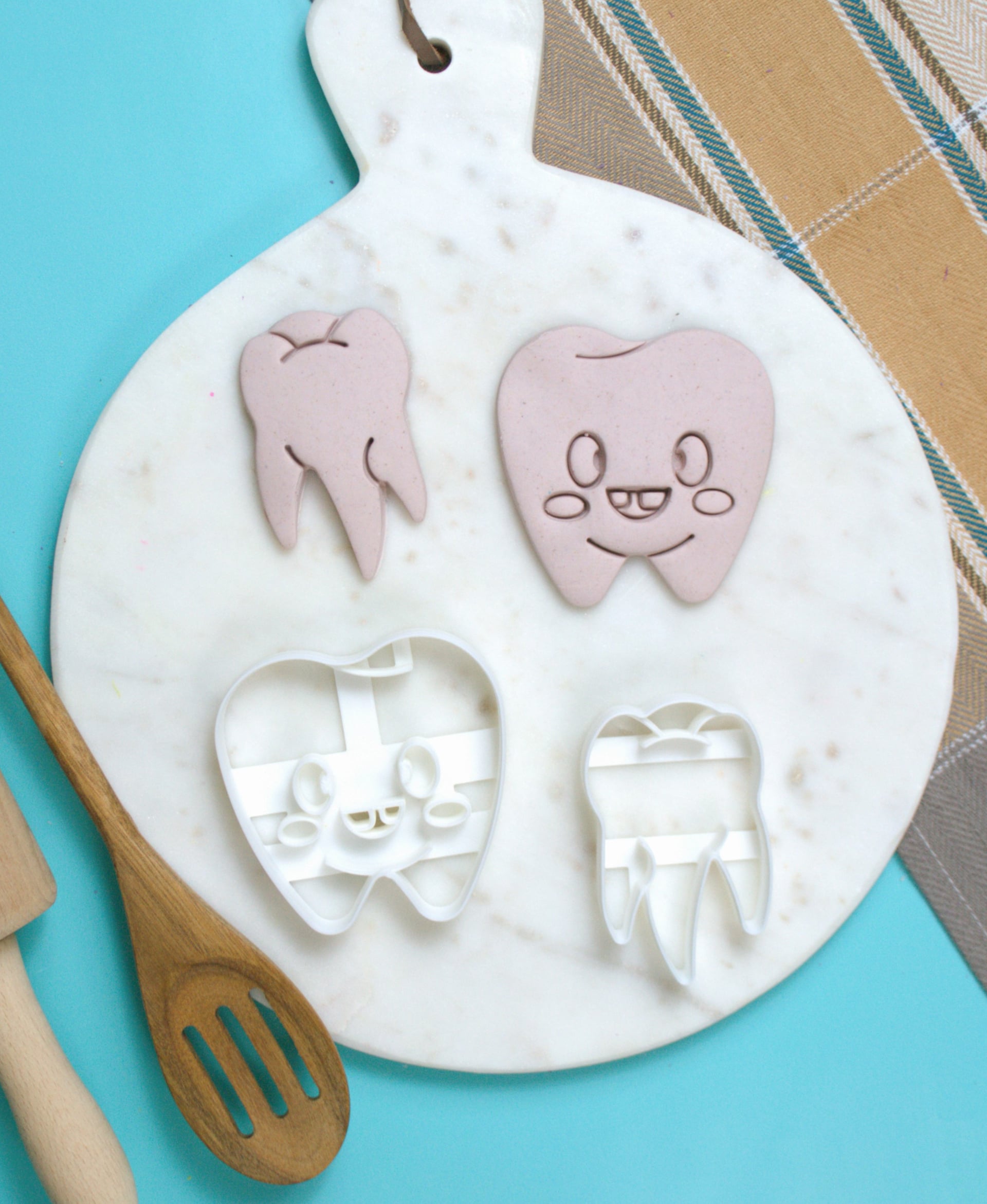 Tooth Cookie Cutter Set 3d model