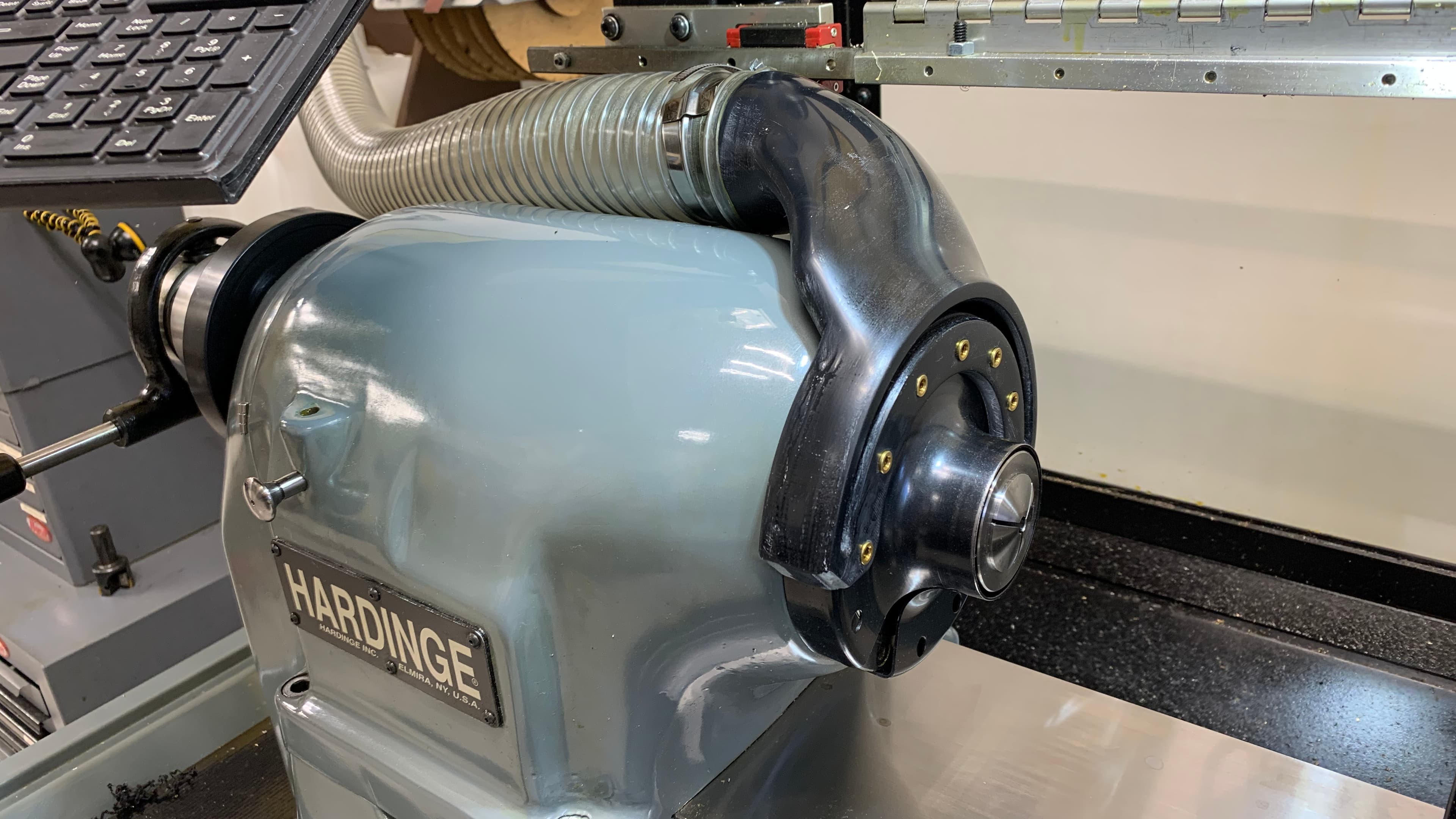 Hardinge Lathe Vent Hood 3d model