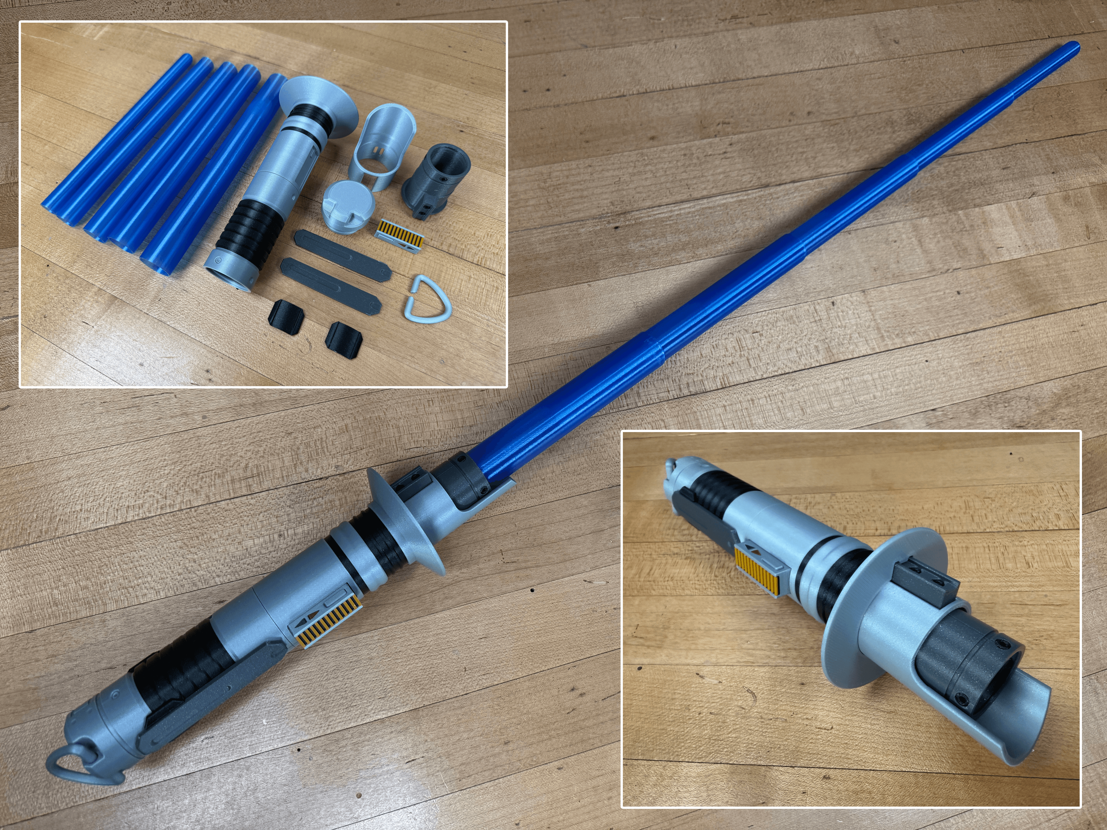Ezra Bridger 3rd Collapsing Lightsaber 3d model