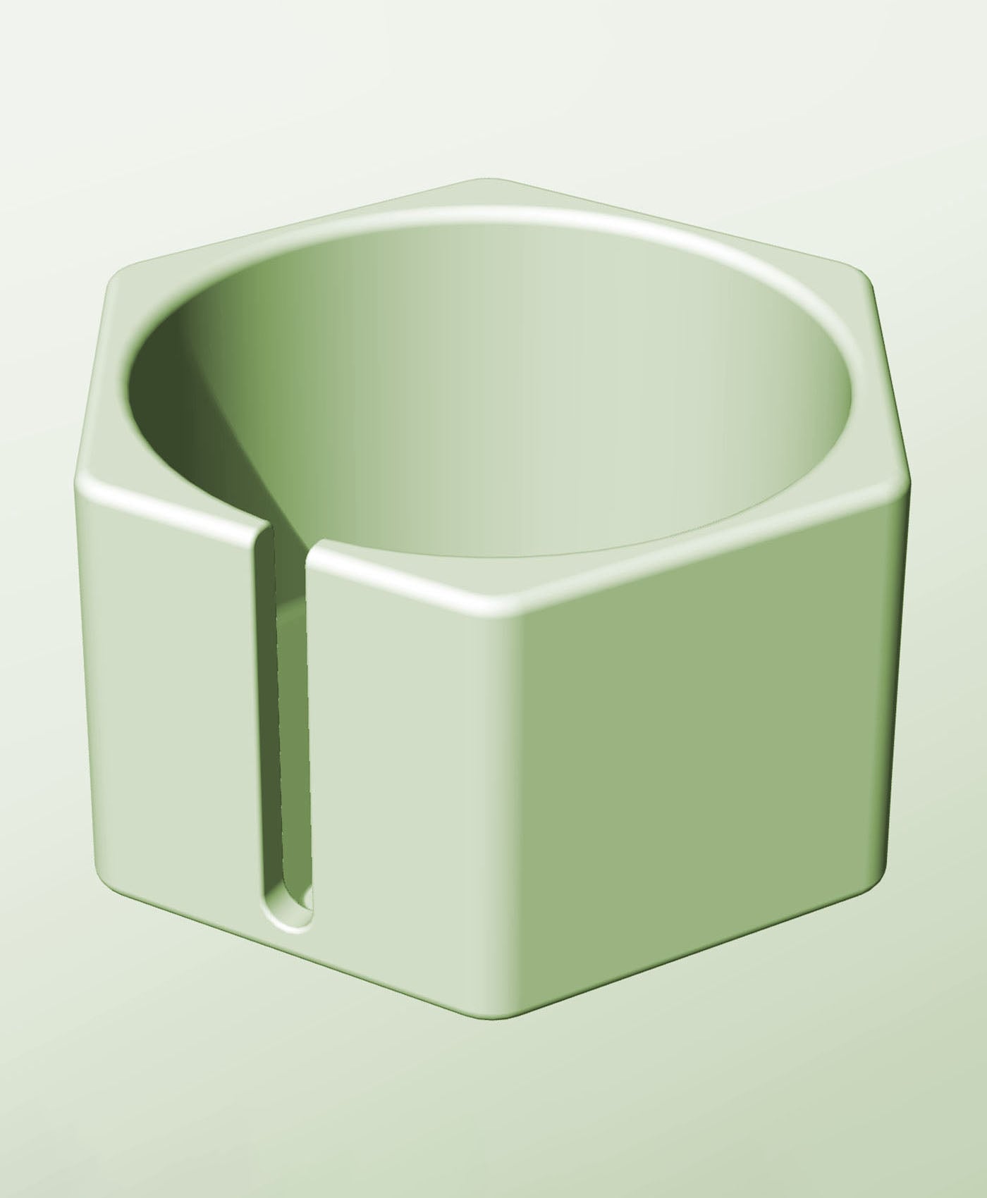 CH128-85-S Modular slotted component container modern decor 3d model