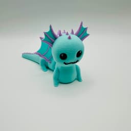 Cute Baby Dragon 3d model