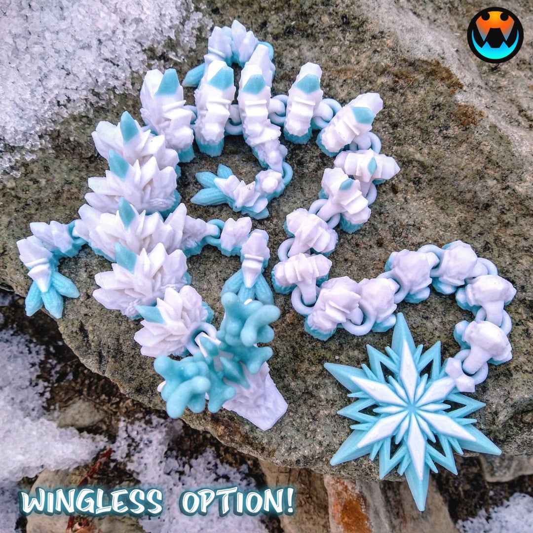 Winter Dragon 3d model