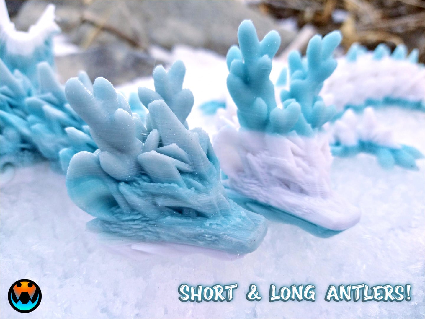 Winter Dragon 3d model