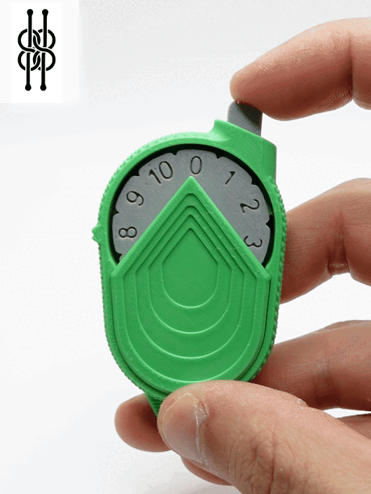 Mechanical Counter 0-10 - V1 3d model