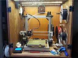 Spool holder - wall 3d model