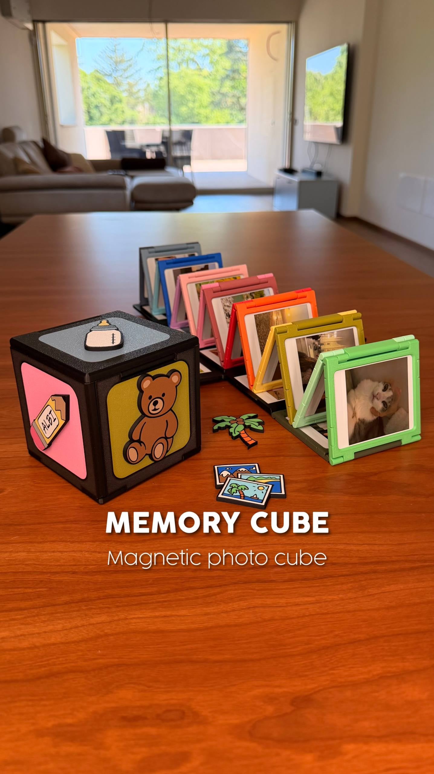 MEMORY CUBE | MAGNETIC PHOTO CUBE 3d model