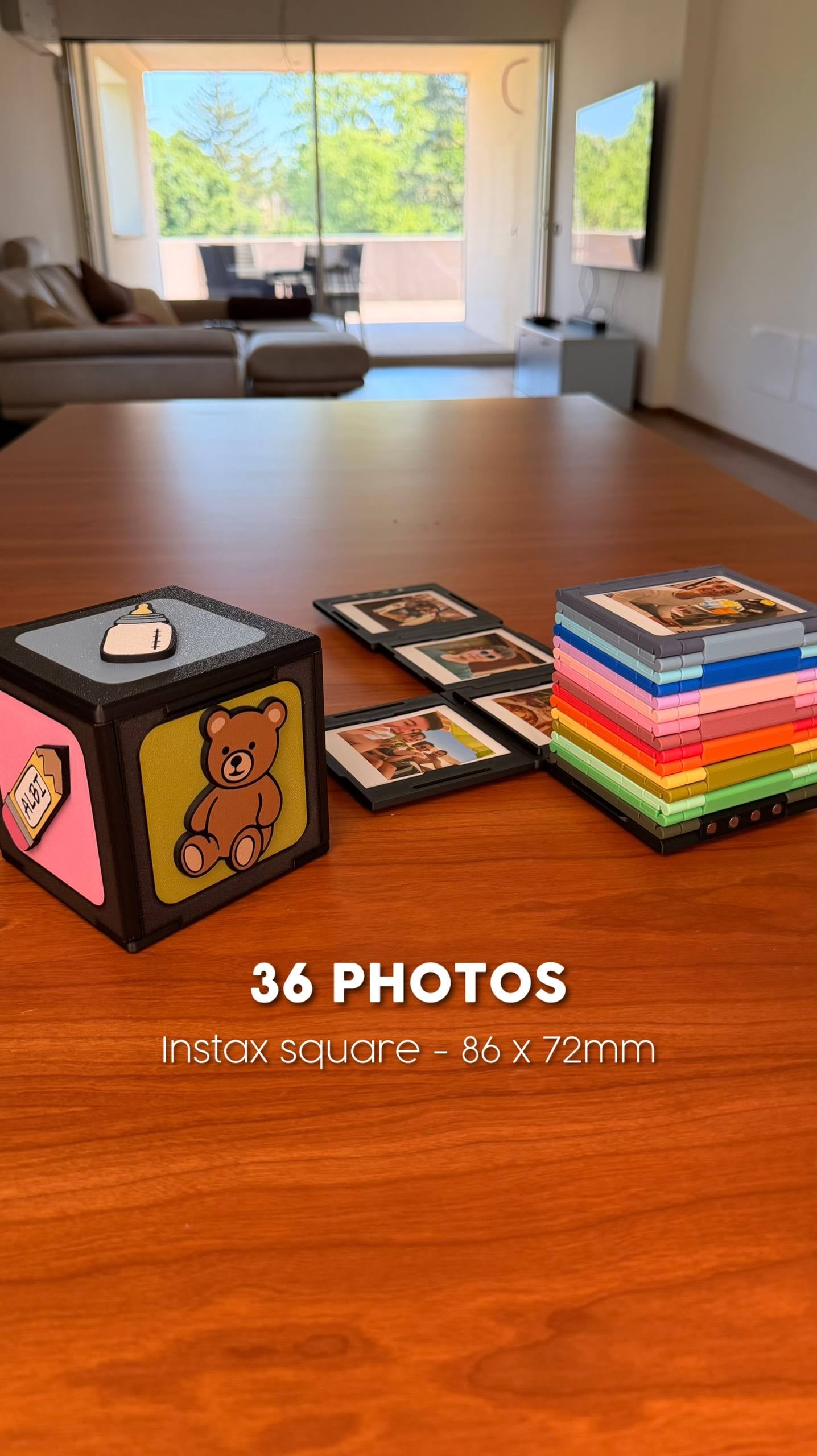 MEMORY CUBE | MAGNETIC PHOTO CUBE 3d model