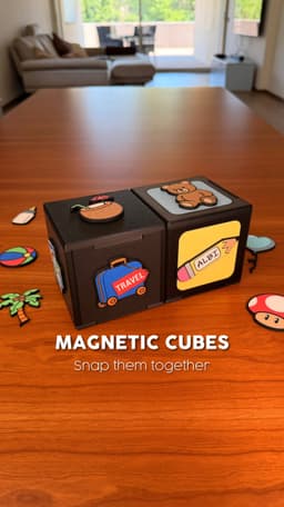 MEMORY CUBE | MAGNETIC PHOTO CUBE 3d model