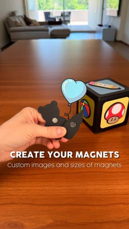 MEMORY CUBE | MAGNETIC PHOTO CUBE 3d model