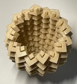 Vase with mesh repaired 3d model