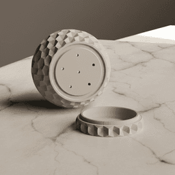Planter with dripping tray 3d model