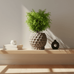 Planter with dripping tray 3d model