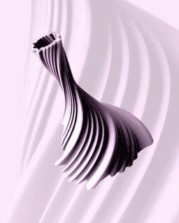 H33 SOFT SWIRL VASE 3d model