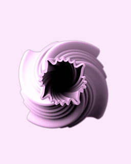 H33 SOFT SWIRL VASE 3d model