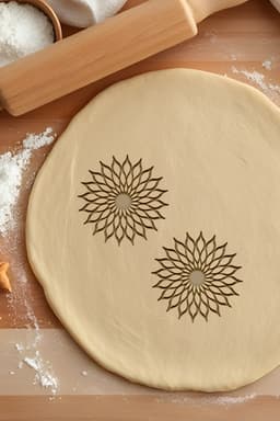Flower Cookie Cutter, Biscuit Cutter 3d model