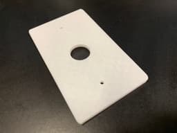 Wire Passthrough Wall Plate 3d model