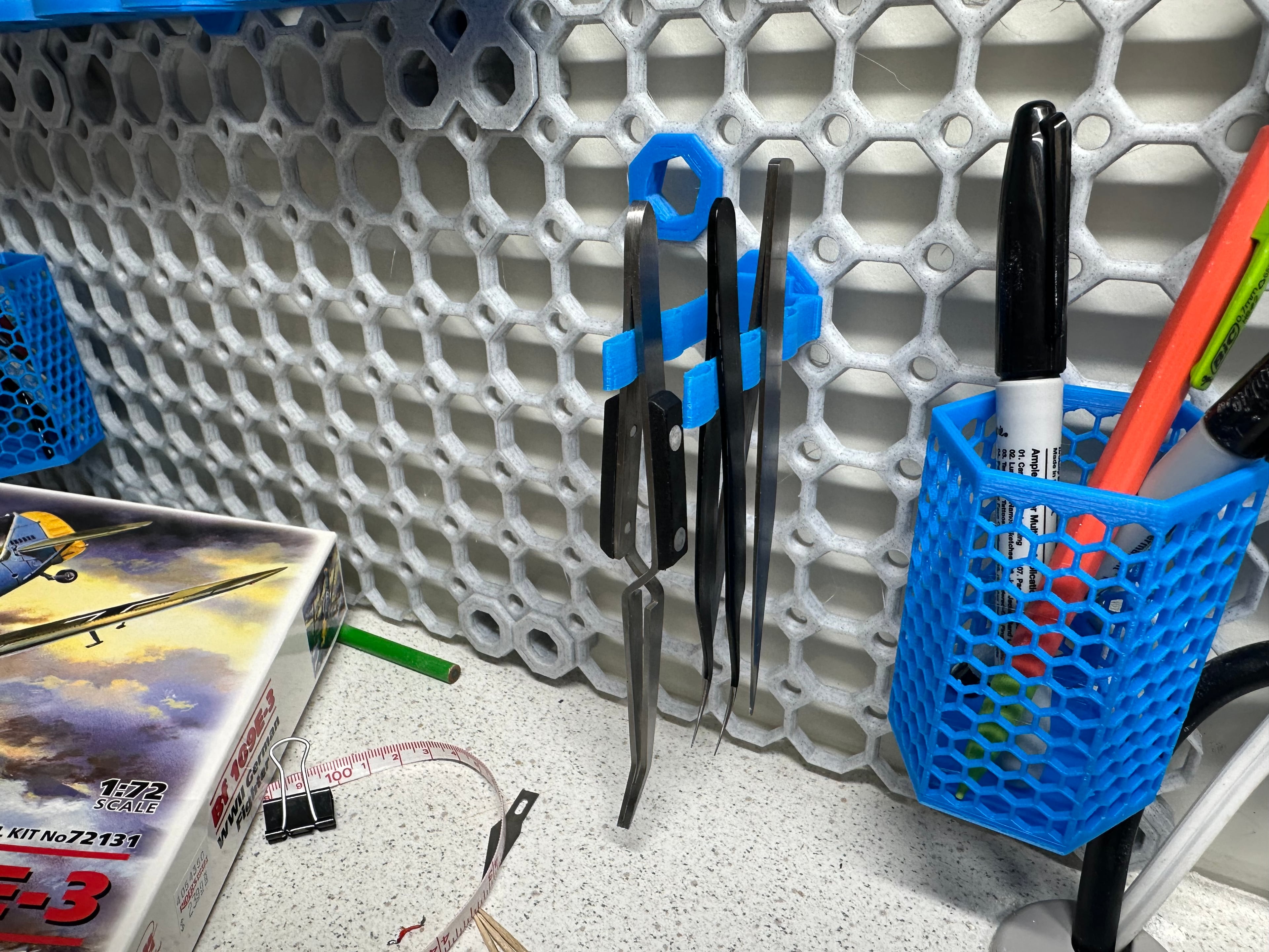 Tweezer Holder Multiboard 3d model