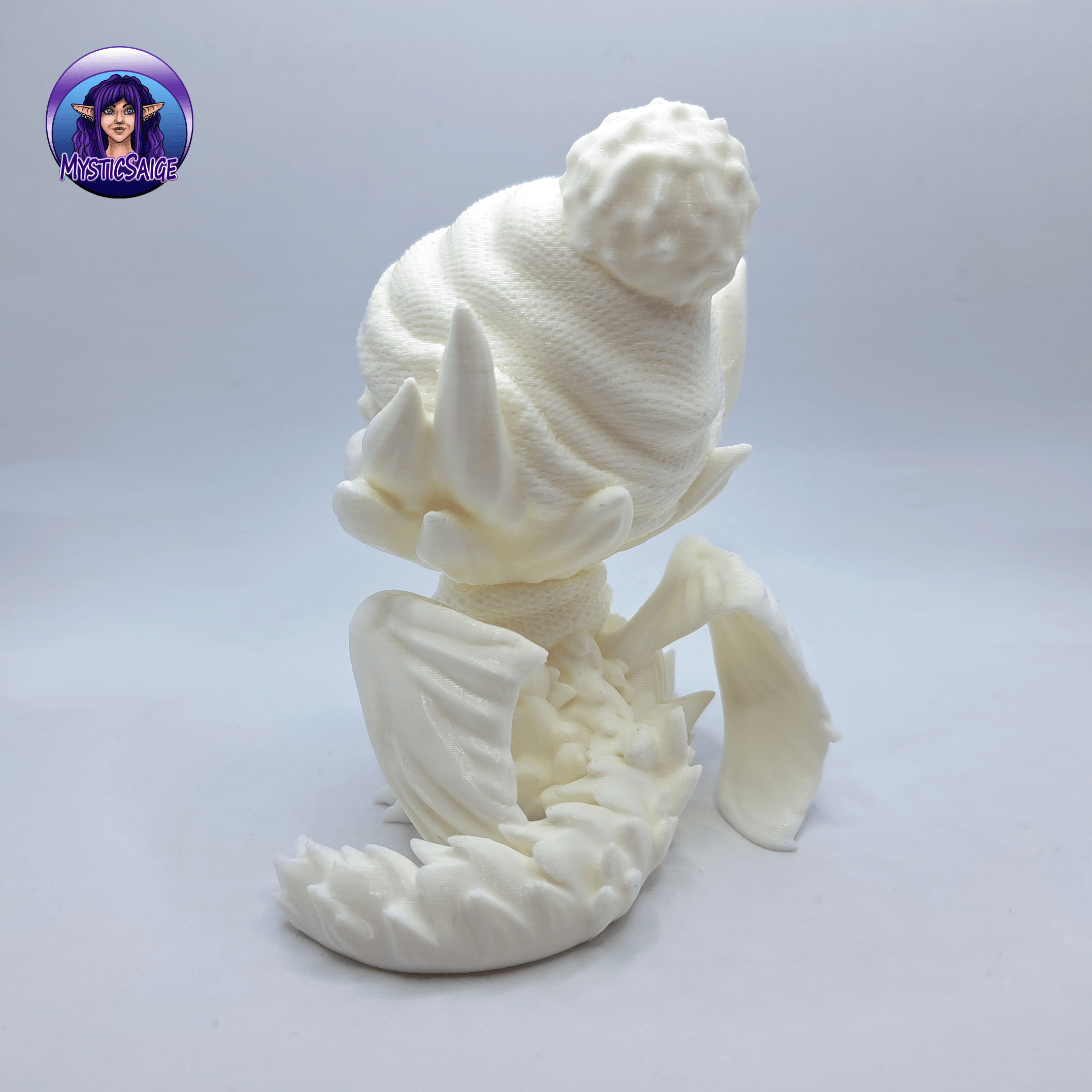 Winged Winter Hatchling 3d model