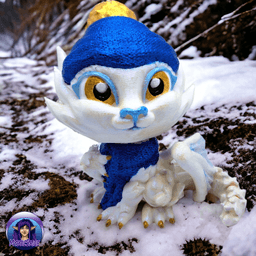 Winged Winter Hatchling 3d model