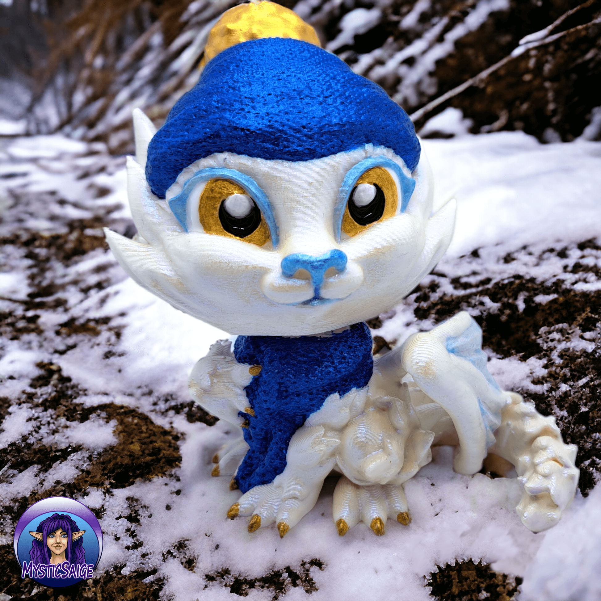 Winged Winter Hatchling 3d model